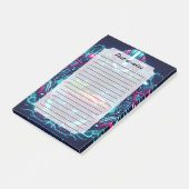 Futuristische Cyberpunk Robot Neon Voedsel Ramen Post-it® Notes (Schuin)