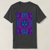 Futuristische Cyberpunk Tabletop RPG D20 Dice T-shirt (Design voorkant)