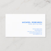 Futuristische digitale communicatie Hitech | Moder Visitekaartje (Achterkant)