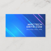 Futuristische digitale communicatie Hitech | Moder Visitekaartje (Voorkant)