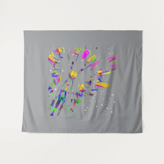 Futuristische digitale kunstcreaties wandkleed (Voorkant (horizontaal))