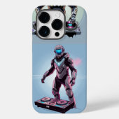 Futuristische DJ in Exosuit - Amplifying Sound Case-Mate iPhone Case (Achterkant)