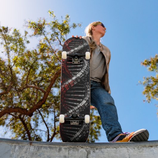 Futuristische DNA-helix 3D Persoonlijk Skateboard (Buiten 1)
