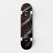 Futuristische DNA-helix 3D Persoonlijk Skateboard (Voorkant)