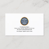 Futuristische dynamische kleurrijke verbluffende t visitekaartje (Achterkant)