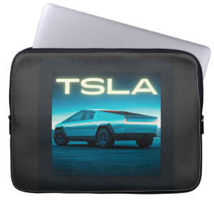 Futuristische Elektrische Pick-up Truck Laptop Sleeve