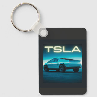 Futuristische Elektrische Pick-up Truck Sleutelhanger