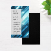 Futuristische elektronische technologie visitekaartje (Bureau)