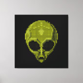 Futuristische en kosmische inrichting canvas afdruk (Voorkant)