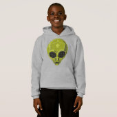 Futuristische en kosmische stijl hoodie (Voorkant volledig)