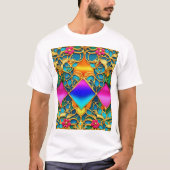 Futuristische Franse herenhuis interieur T-shirt (Voorkant)