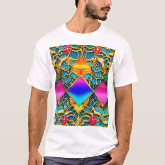Futuristische Franse herenhuis interieur T-shirt