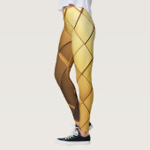 Futuristische gouden hexa-tech Leggings (Links)