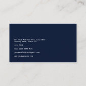 Futuristische grafische kaart | Beurs Visitekaartje (Achterkant)