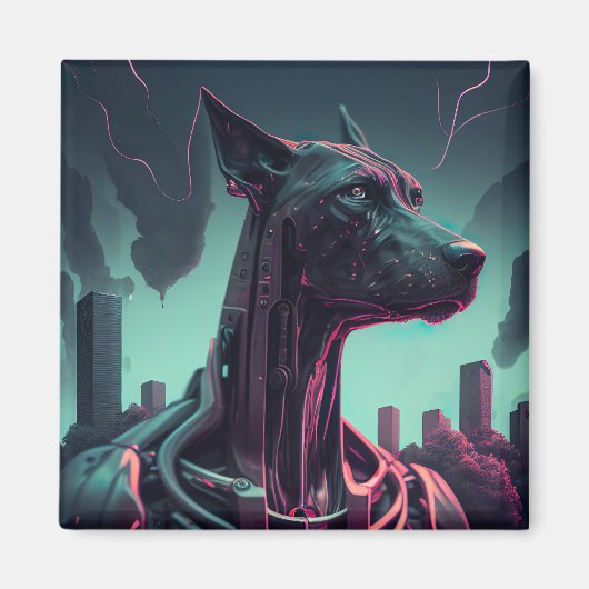 Futuristische Grote Deen De Robotische Vennootscha Magneet (Voorkant)