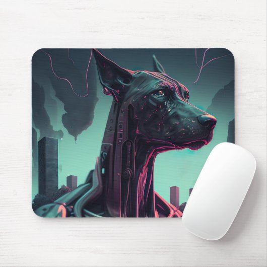 Futuristische Grote Deen De Robotische Vennootscha Muismat (Met muis)