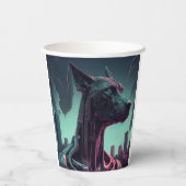 Futuristische Grote Deen De Robotische Vennootscha Papieren Bekers (Achterkant)