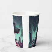 Futuristische Grote Deen De Robotische Vennootscha Papieren Bekers (Links)