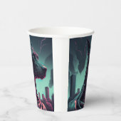 Futuristische Grote Deen De Robotische Vennootscha Papieren Bekers (Rechts)