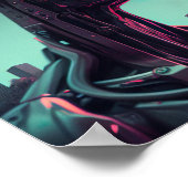 Futuristische Grote Deen De Robotische Vennootscha Poster (Hoek)