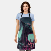 Futuristische Grote Deen De Robotische Vennootscha Schort (Gedragen)