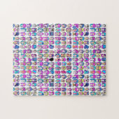 Futuristische haarstralende hoogtechnologische hai legpuzzel (Horizontaal)