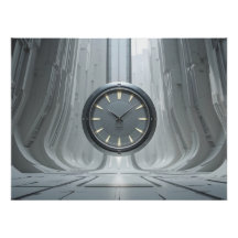 futuristische hangar-chronometer