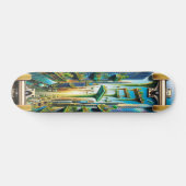 "Futuristische harmonie" Persoonlijk Skateboard (Horizontaal)