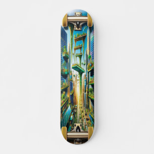 "Futuristische harmonie" Persoonlijk Skateboard