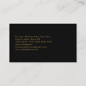 Futuristische Hexagonale Licht Hitech | Modern Visitekaartje (Achterkant)