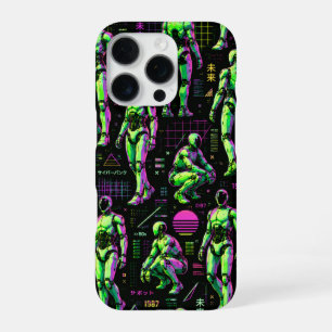 Futuristische humanoïde robotkunst AI Android Sc iPhone 16 Pro Hoesje