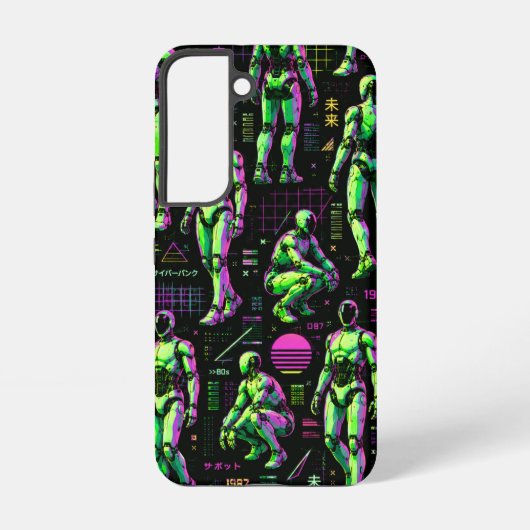 Futuristische humanoïde robotkunst | AI Android Sc Samsung Galaxy Hoesje (Achterkant)