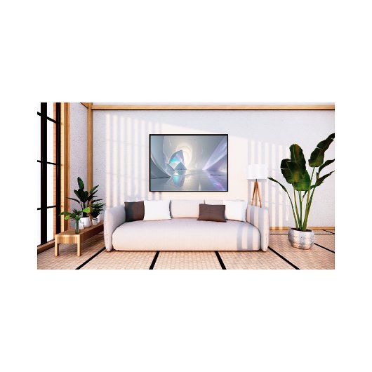 Futuristische IJsgrot Surreal Droomachtig Fantasy  Foto Afdruk