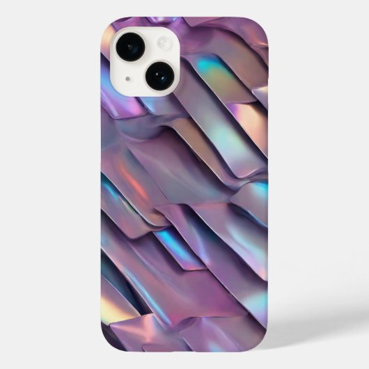 Futuristische iriserende/abstracte holografische Case-Mate iPhone case (Achterkant)