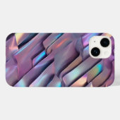 Futuristische iriserende/abstracte holografische Case-Mate iPhone case (Achterkant (horizontaal))