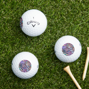 Futuristische iriserende/abstracte holografische golfballen