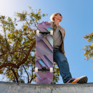 Futuristische iriserende/abstracte holografische persoonlijk skateboard
