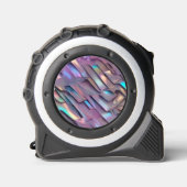 Futuristische iriserende/abstracte holografische rolmaat (Voorkant)