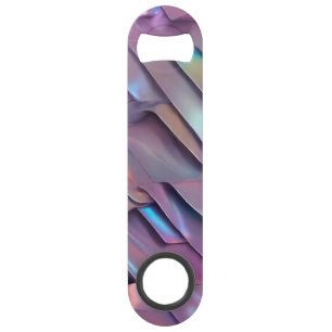 Futuristische iriserende/abstracte holografische speed flessenopener