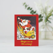 Futuristische kerstKaarten en Briefkaarten (Staand voorkant)