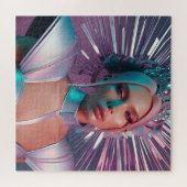 Futuristische koningin legpuzzel (Horizontaal)