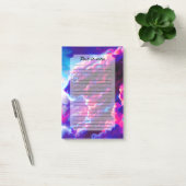 Futuristische Kosmische Neon Luipaard  Post-it® Notes (Kantoor)