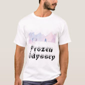 Futuristische krijgers in ijzig terrein t-shirt (Voorkant)
