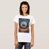 Futuristische kunst t-shirt (Voorkant volledig)
