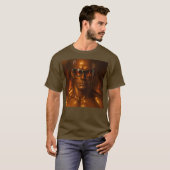 futuristische kunstschilder t-shirt (Voorkant volledig)