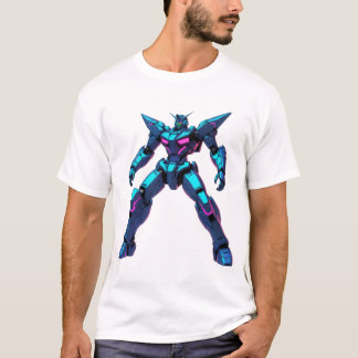 Futuristische Mecha Warrior T-shirt