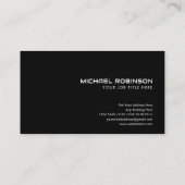 Futuristische metalen chroom driehoeken | Modern Visitekaartje (Achterkant)