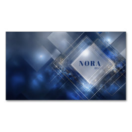 Futuristische moderne geometrische technologie magnetisch visitekaartje