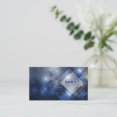 Futuristische moderne geometrische technologie visitekaartje (Staand voorkant)