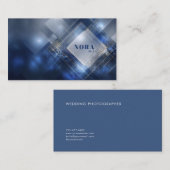 Futuristische moderne geometrische technologie visitekaartje (Voorkant / Achterkant)